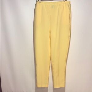 Elegant Yellow Women's Pants